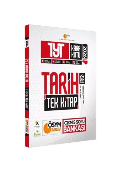 2026 TYT Yeni Sistem Sayısal-TM Tarih Kara Kutu ÖSYM ARŞİV Çıkmış Soru Bankası Konu Özetli Çözümlü