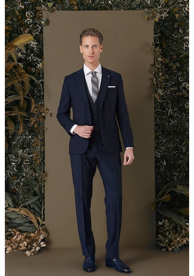 Efor Tk 887 Slim Fit Lacivert Klasik Takım Elbise Lacivert Efor Tk 887 Slim Fit Lacivert Klasik Takım Elbise Lacivert
