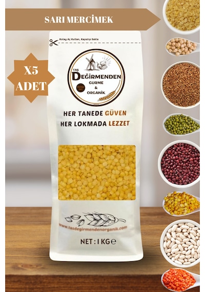 Sarı Mercimek - 5 Kilo