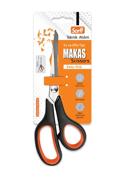 Sarff Easy Grıp Ofis Makası - 22cm