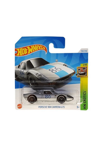 Hot Wheels Porsche 904 Carrera Gts - Hw Exotics 1/64 Diecast Model Araba Çok Renkli