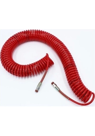 Bamek Sprıral 12 Mm 15 Metre Hortum Kırmızı