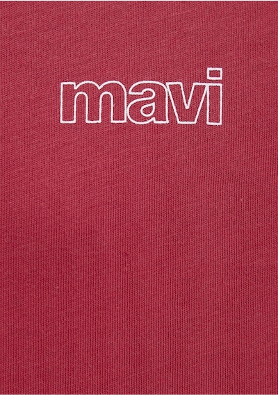 Mavi - Mavi Logo Baskılı Kırmızı Tişört 1611309-70985 Kırmızı