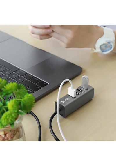 Hoco Hb1 80cm Kablolu 4 Portlu Usb Çoğaltıcı Hub Adaptör- 5775 Standart
