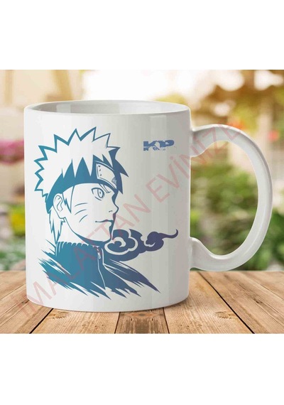 1-1098 Kp Naruto İki Tarafı Baskılı Kupa Bardak.jpg Çok Renkli