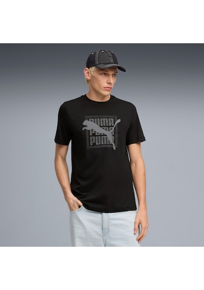 Puma Graphic Erkek Siyah T-shirt 691775