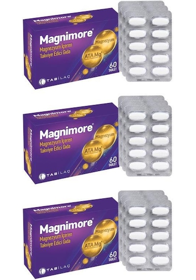 Magnimore 60 Tablet 3 Adet