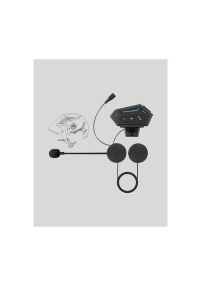 Motosiklet Kaskı İçin Bluetooth Kulaklık Kablosuz Mikrofonlu Gürültü Azal - Hs08376525-9