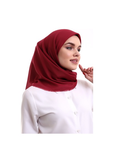 Pamuklu Pano Düz Desensiz Örtü Kırmızı