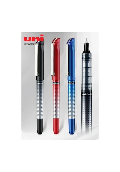 Mavi Pilot Kalem 5 Adet Uniball Eye Needle 0.5 Mm İğne Uçlu Pilot Kalem Ub-185 S İğne Uçlu Liki Tek Renk