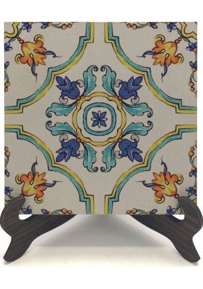 İtalyan Deseni Baskılı Mdf Masaüstlük 10x10 669