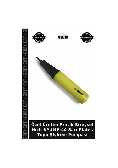 Özel Üretim Pratik Bireysel Hızlı Bpump-40 Sarı Plates Topu Şişirme Pompası