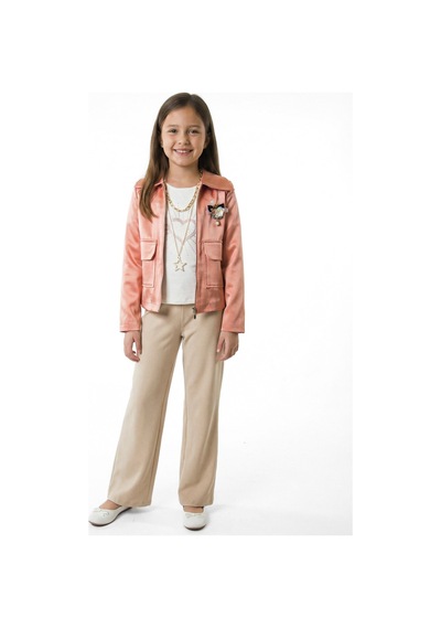 Xo Kids Kız Çocuk 3lu Alt Üst Takım 11-16 Yaş 6133 Kiremit