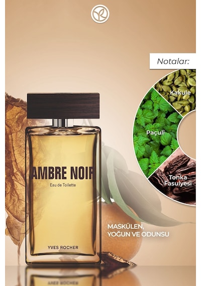 Yves Rocher Ambre Noir Erkek Parfüm EDT 100 ML