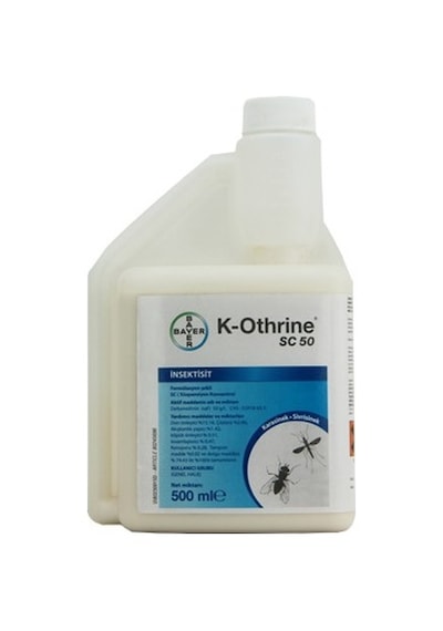 Bayer K-othrine Sc 50 Haşere 500 ML + Pompası Şeffaf