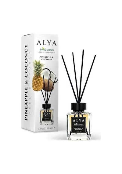 Scents PineApple Uyumlu & Coconut Bambu Çubuklu Oda Kokusu- Ananas & Hindistan Cevizi Kokusu