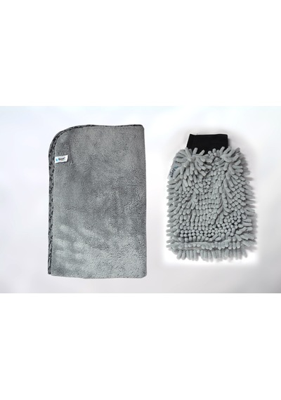 Spark 2'li Mikrofiber Oto Kurulama Bezi ve Temizlik Eldiveni Set Spark 2'li Mikrofiber Oto Kurulama Bezi ve Temizlik Eldiveni Set