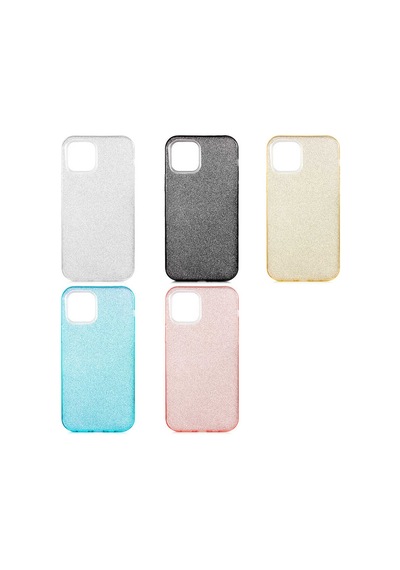 Apple Uyumlu iPhone 12 Pro Max Kılıf Zore Shining Silikon Mor