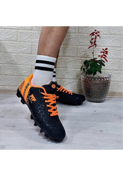 M.p 1357 Siyah-turunucu Krampon Çimsaha Futbol Ayakkabı 001