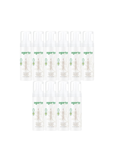 Agarta Doğal Yüz Temizleme Köpüğü 225ml 9 Lu Set