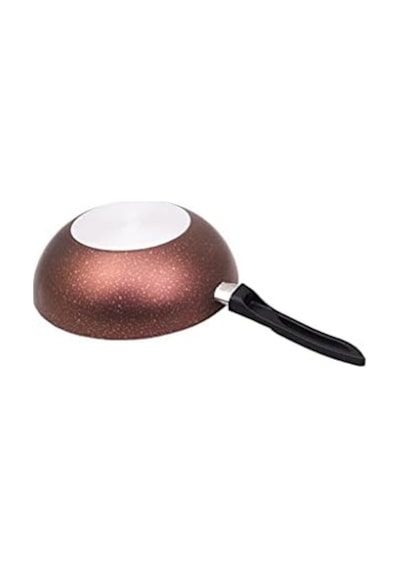 Rosetta Çikolata Gold 28cm Wok Tava Açık Bakır