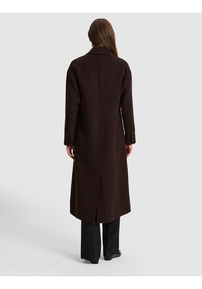 Pierre Cardin Kahverengi Yün Karışımlı Kaşe Kaban 50333158-vr029