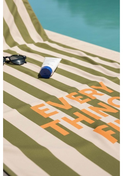 Every Things Fine Çizgili Plaj Havlusu 70x150 Cm Çok Renkli