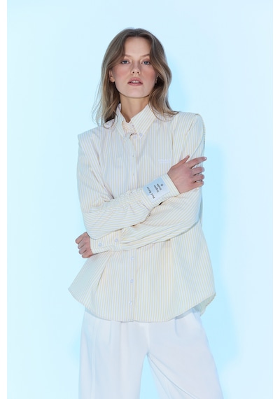 Sagaza Studio Ss6060 Ralph Straıght Kadın Gomlek Sarı
