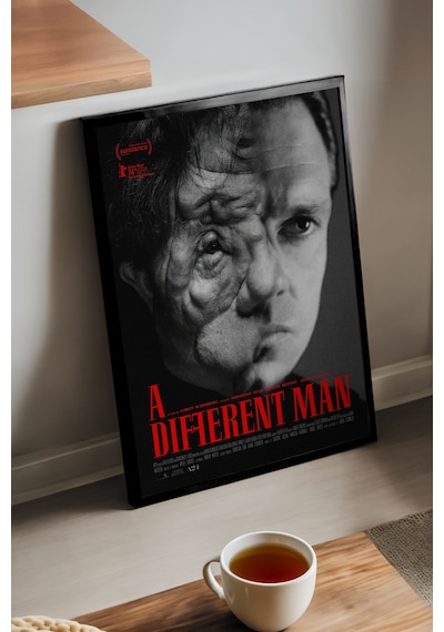 A Different Man Siyah Ahşap Çerçeveli Poster, Dekoratif Film Duvar Tablosu