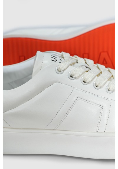 Lufian Zeus Erkek Deri Sneaker Ayakkabı Beyaz Beyaz 112230227100500 Beyaz