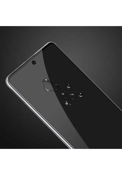 Samsung Uyumlu Galaxy A71 3D Full Privacy Gizlilik Tempered Cam Ekran Koruyucu Siyah