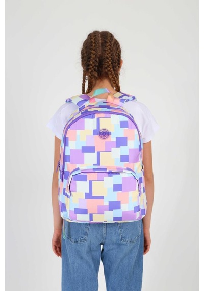 Kaukko Rainbow Sırt Çantası Square Puple K1753 Mor