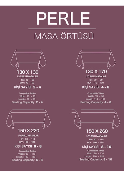 Daily Series Kadife Dokulu Gül Kurusu Rengi Masa Örtüsü Gül Kurusu