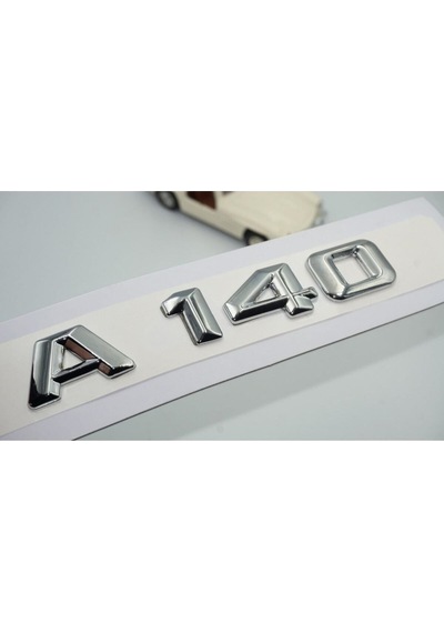 A 140 Uyumlu Bagaj Krom Metal 3m 3d Yazı Logo