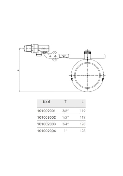 E.c.a. 3/4 Flatörler - 101009003 0.75