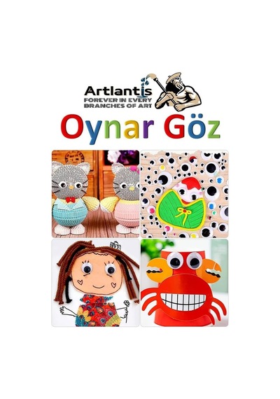 Oynar Göz Siyah 28 Mm 20 Li 1 Paket Oynayan Göz 28mm Hobi Tasarım Anasınıfı Kreş Etkinlik Elişi Genel
