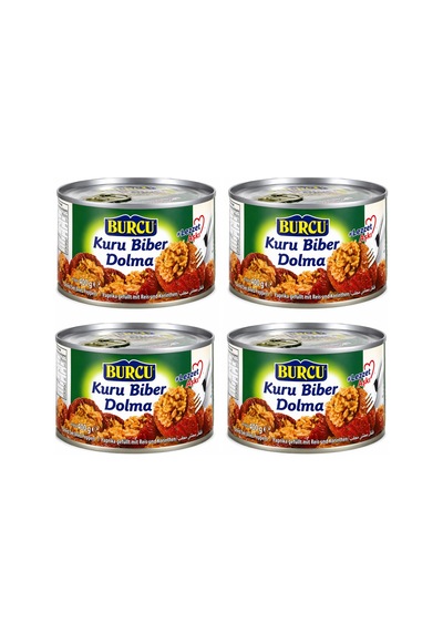 Burcu Kuru Biber Dolma 400 Gr X 4 Adet