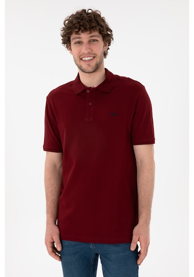 U.S. Polo Assn. Erkek Regular Fit Polo Yaka Bordo Basic Tişört 50306007-VR014 U.S. Polo Assn. Erkek Regular Fit Polo Yaka Bordo Basic Tişört 50306007-VR014