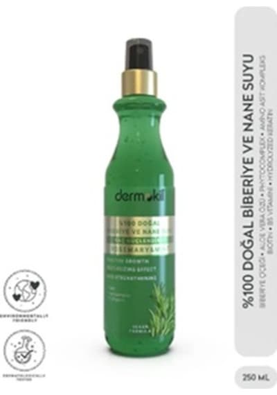 Dermokil Doğal Biberiye Suyu Saç Güçlendirici Sprey 250 ML