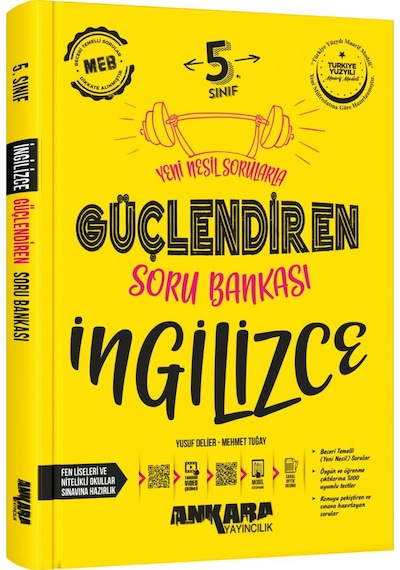 Ankara 2025 5. Sınıf İngilizce Güçlendiren Soru Bankası Güncel Müfredat