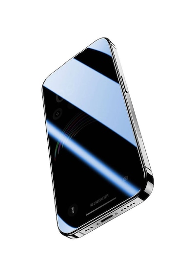 Vendas iPhone Apple 15 Pro Max Uyumlu Ahize Toz Korumalı Anti-dust Privacy Hayalet Temperli Ekran Koruyucu