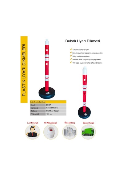 Dubalı 421867884 Uyarı Dikmesi Eczane Uyarı Dubası Otopark Araç Bariyeri