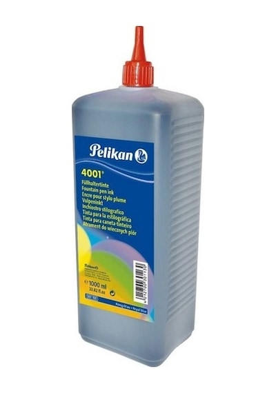 Pelikan 4001 Mavi Mürekkep 1 Lt. Çok Renkli
