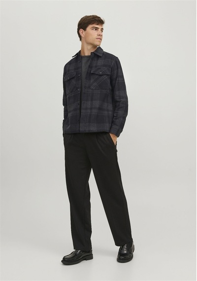 Jack & Jones Ekose Desenli Gömlek Ceket - Roy 12241533 Dark Grey Melange Antrasit - Koyu Gri Jack & Jones Ekose Desenli Gömlek Ceket - Roy 12241533 Dark Grey Melange Antrasit - Koyu Gri