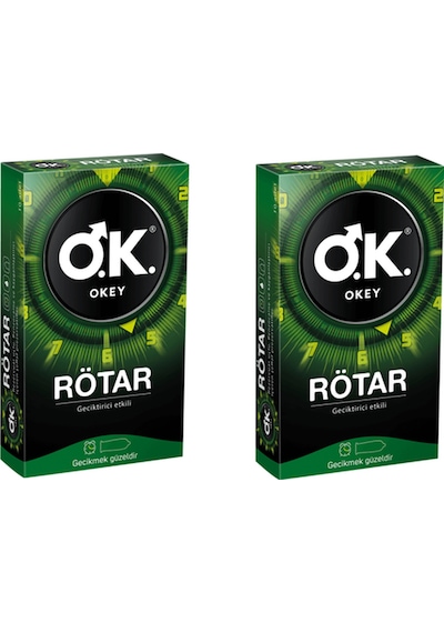 Okey Rötar Prezervatif 10'lu x 2