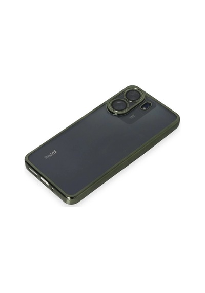 Xiaomi Redmi 13c Kılıf Razer Lensli Silikon - Yeşil