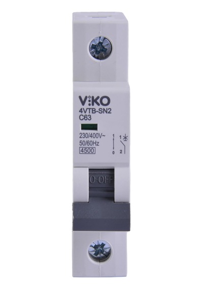 Viko 4vtb-1c63 Otomatik Sigorta 4,5ka C Tipi 1 Kutup 63a 10
