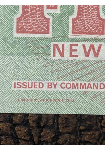 İngilitere British Armed Forced 1972 Askeri Kağıt Para 5 New Pence - Çil