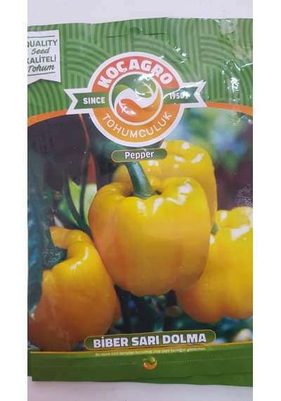 Biber Sarı Dolma Tohumu 1 Paket