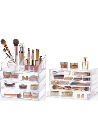 Makyaj Organizer Takim (3+1  Ve 5 Çekmeceli)